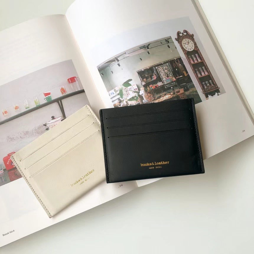 Leather card holder