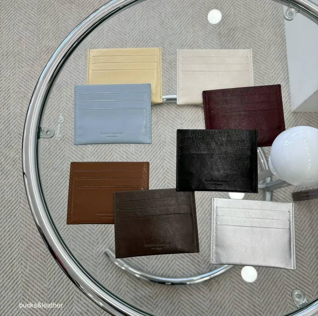 Leather card holder