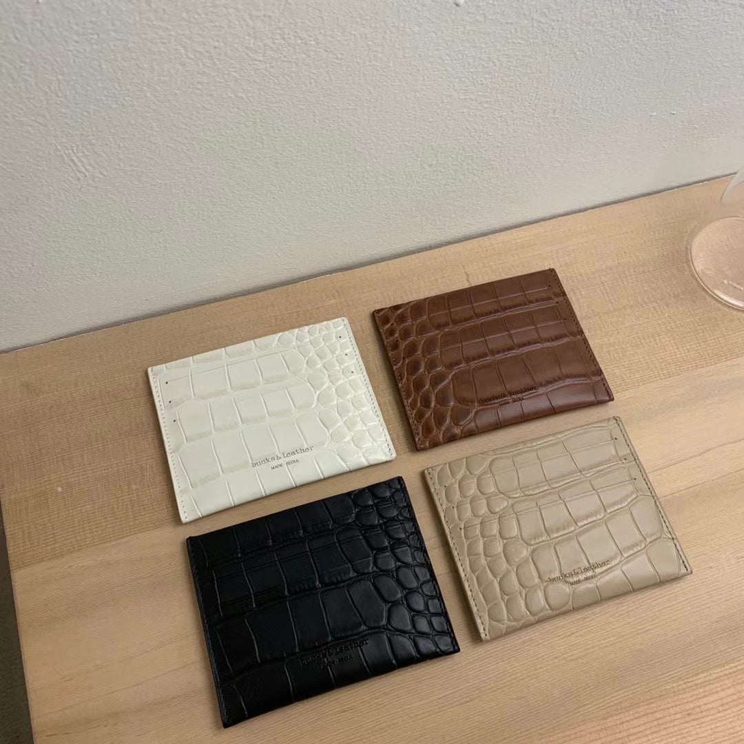 Leather card holder