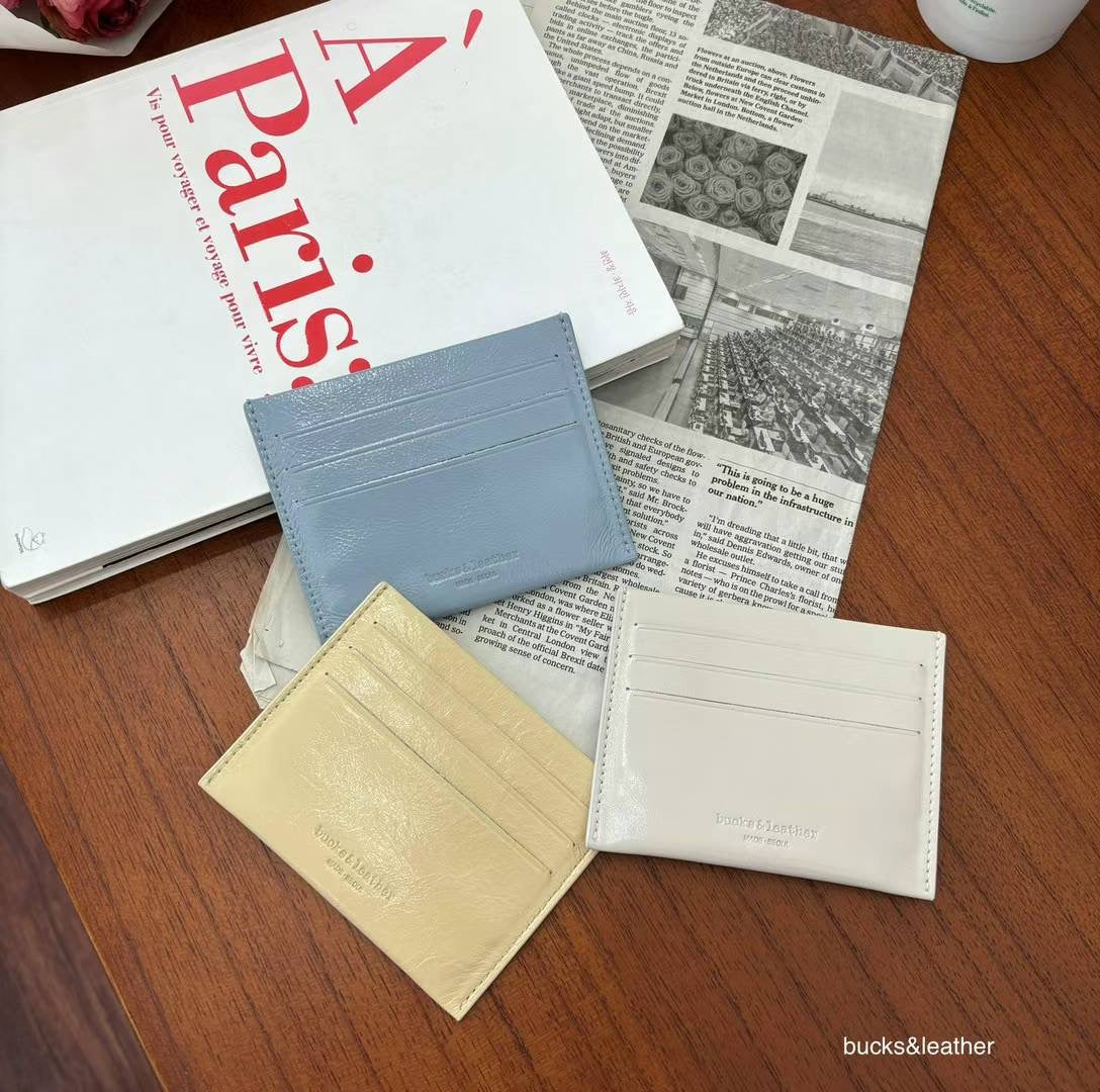 Leather card holder