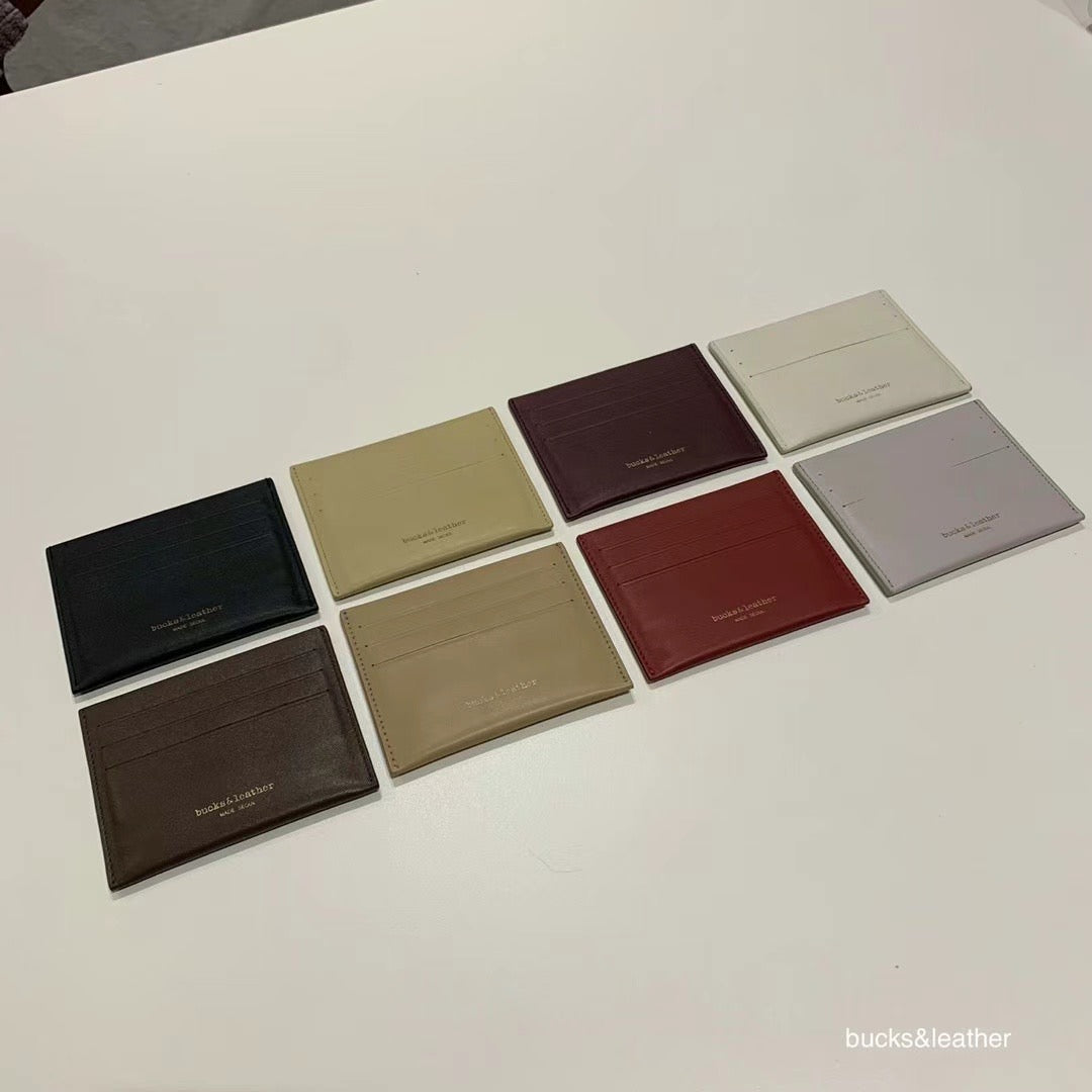 Leather card holder