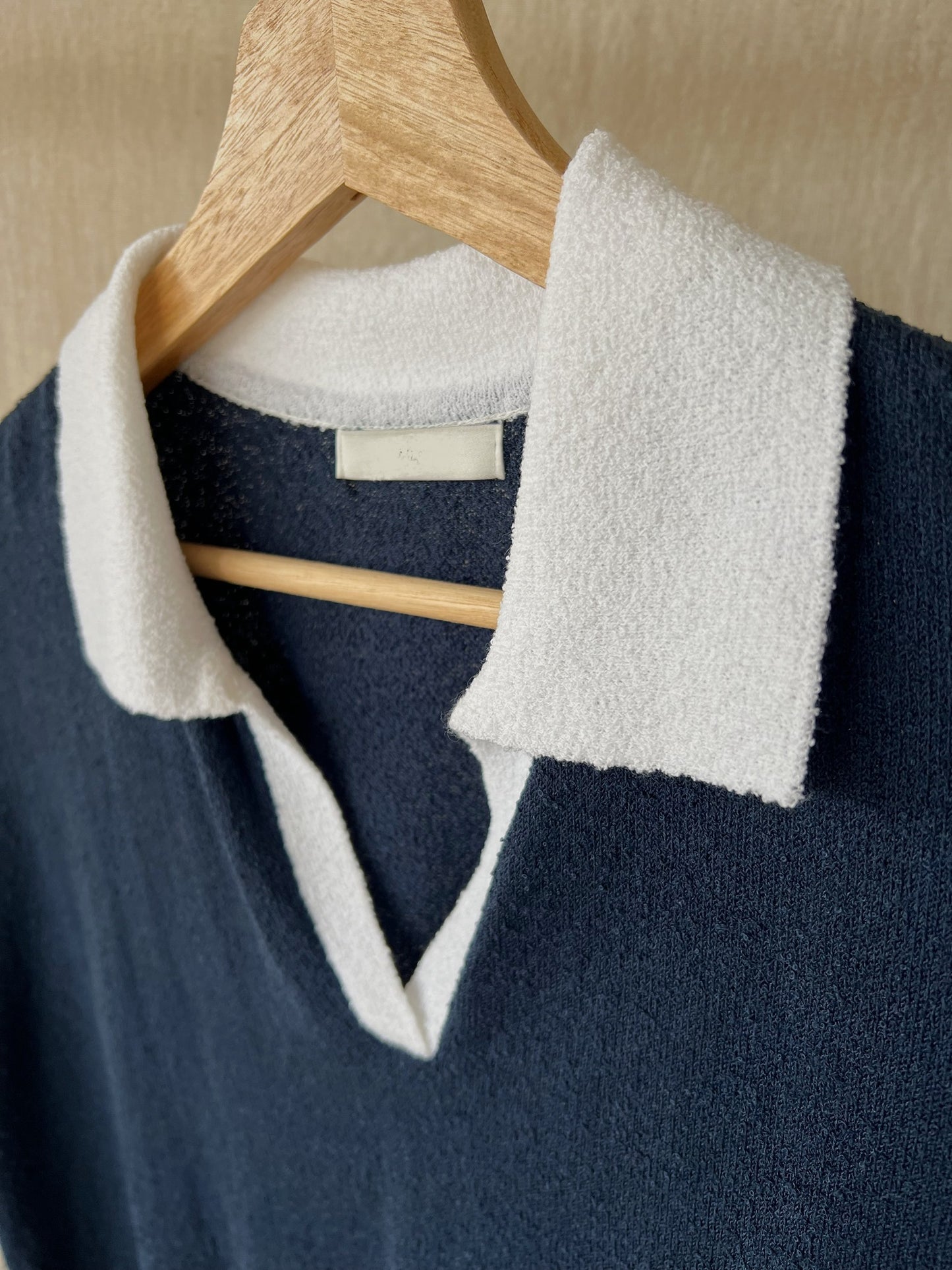 毛巾布開領Polo tee