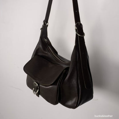 羊皮法式流浪包