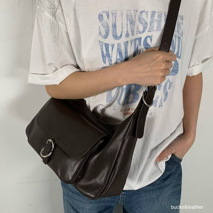 羊皮法式流浪包