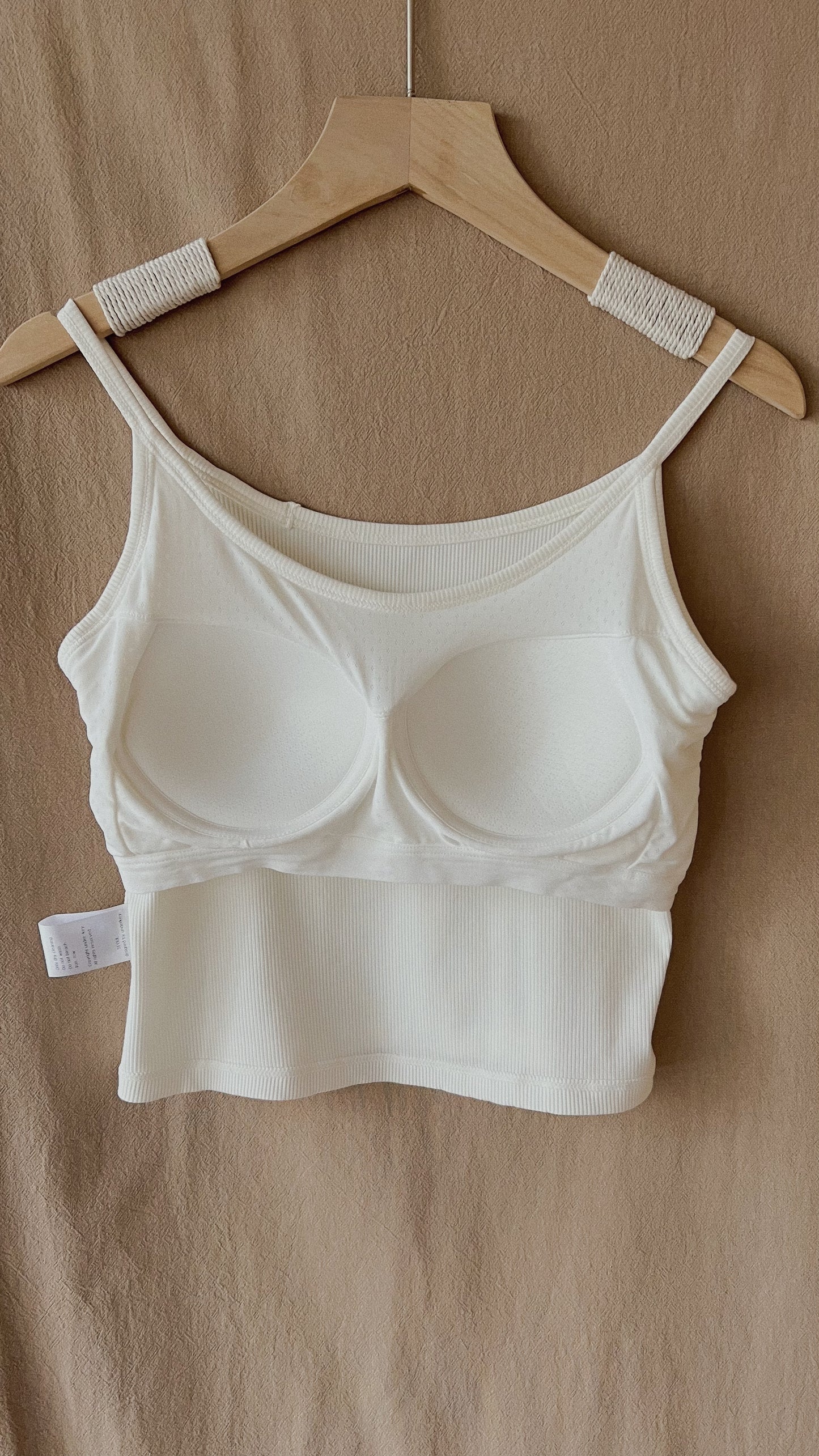 Cami cropped top (with pad)
