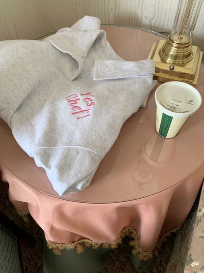 Yes Chef! 開領款衛衣