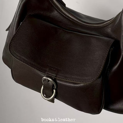 羊皮法式流浪包