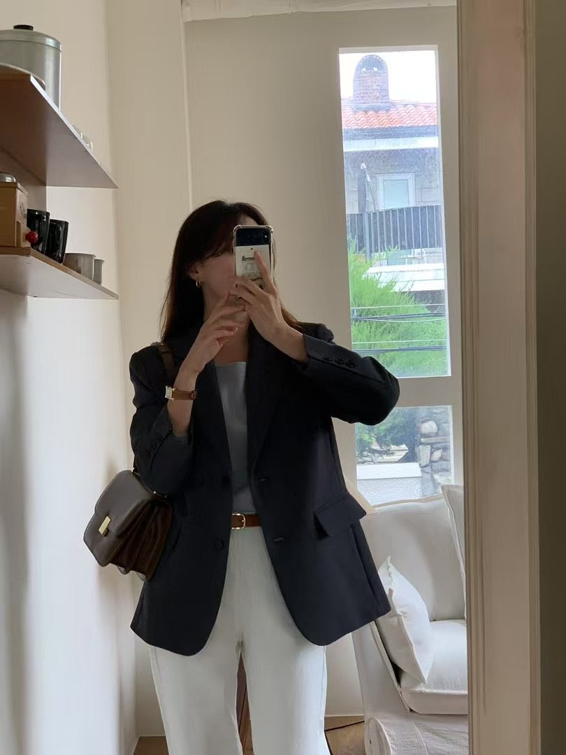 寬鬆版型西裝外套