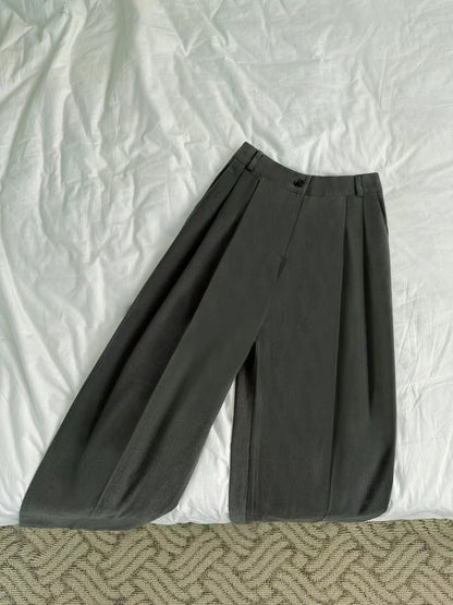 Straight leg banding pants