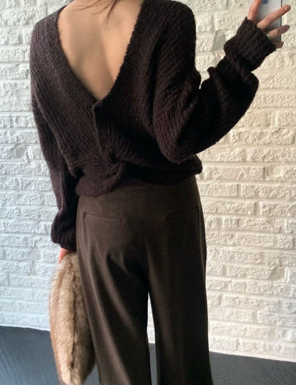 Two-way羊毛針織上衣