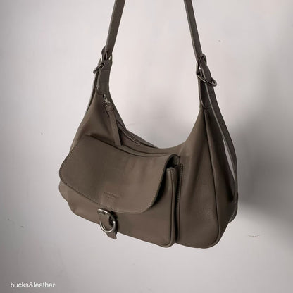 羊皮法式流浪包