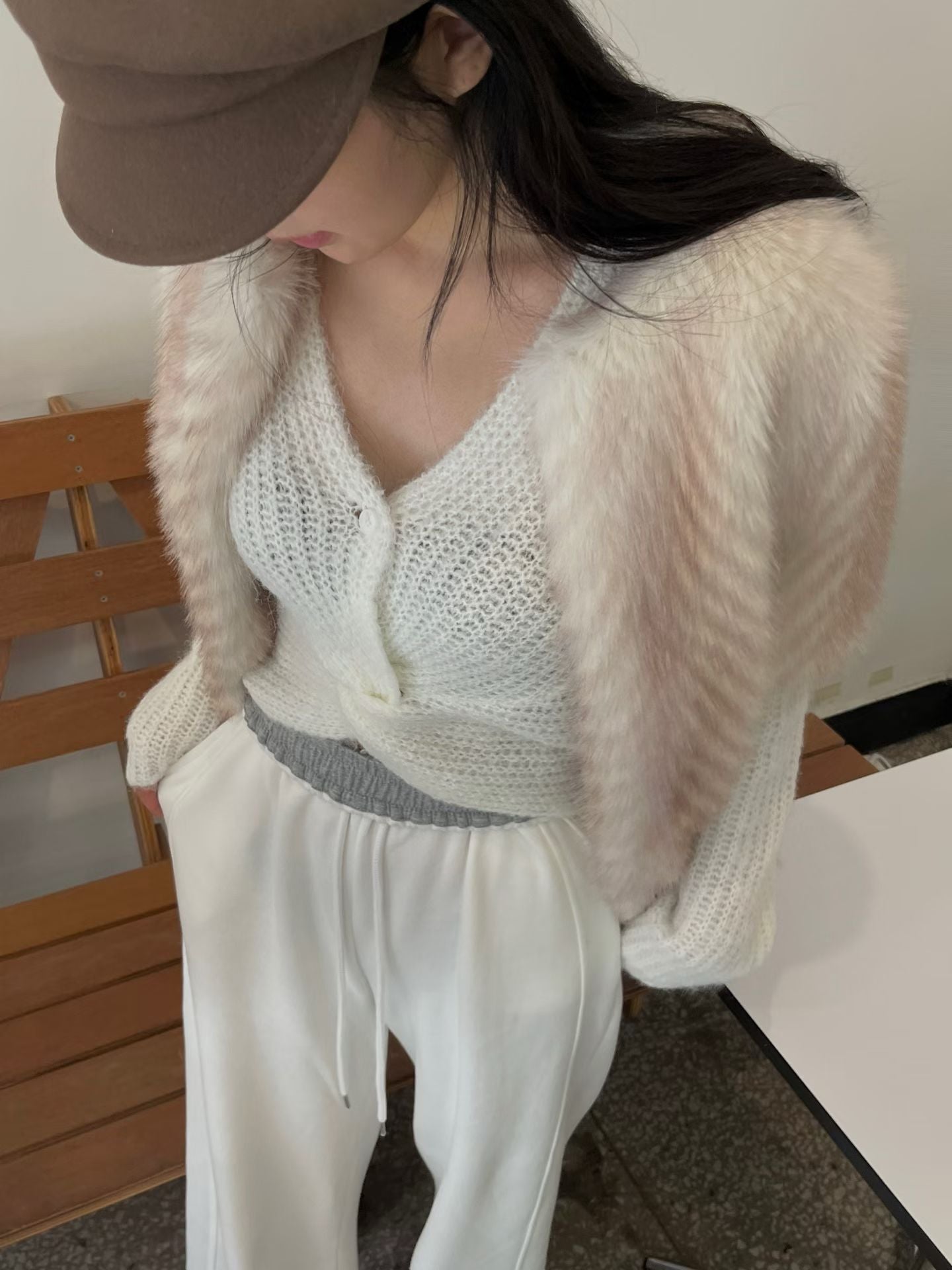 Two-way羊毛針織上衣