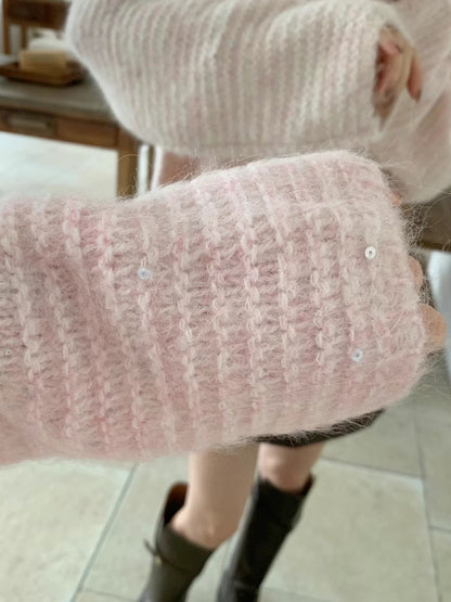 Candy knit sweater