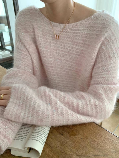 Candy knit sweater
