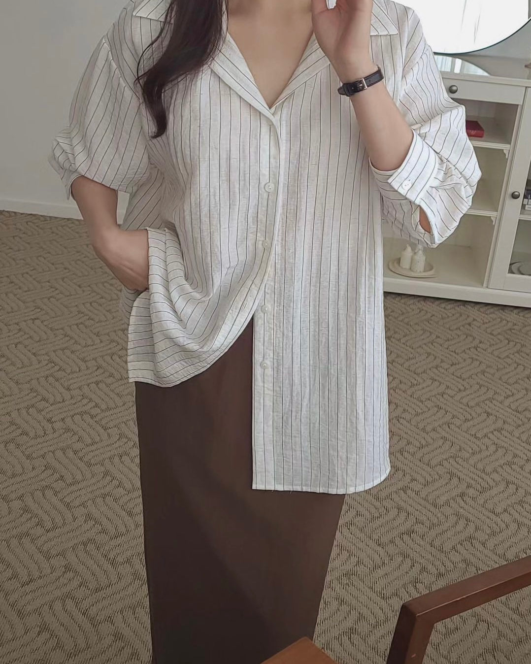 Rue striped blouse