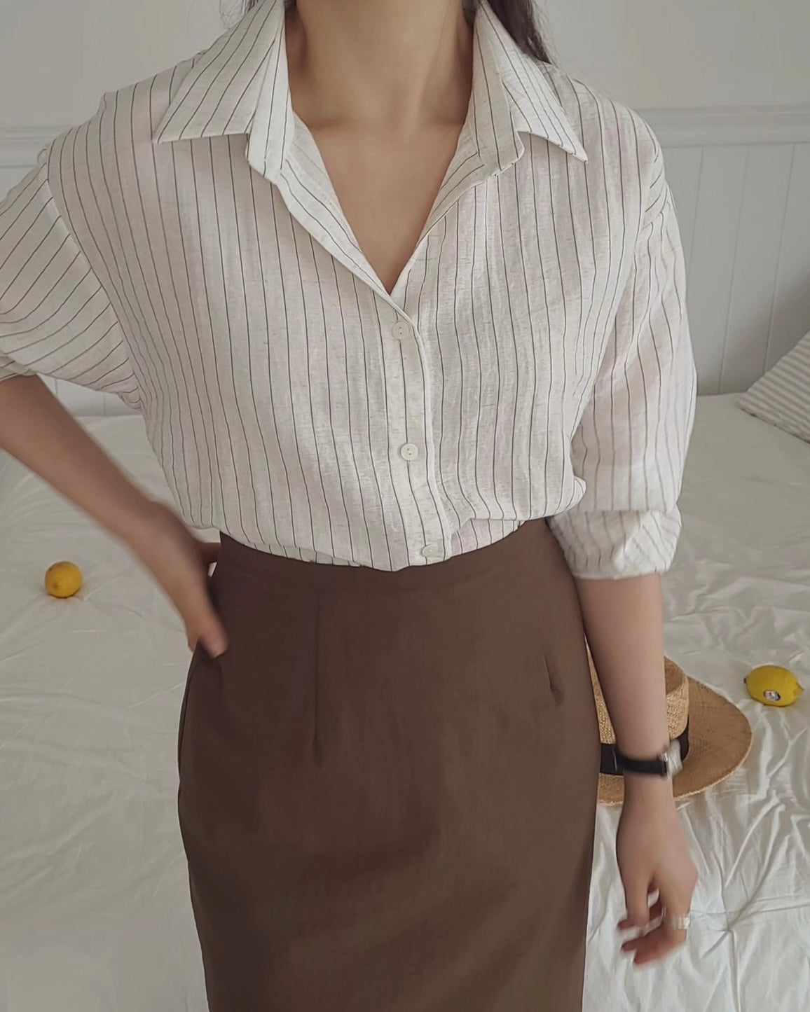 Rue striped blouse
