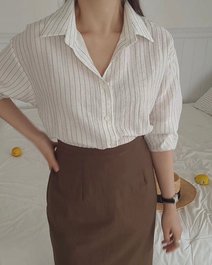 Rue striped blouse
