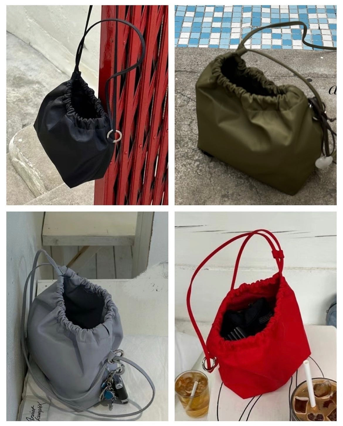 Baby bucket bag
